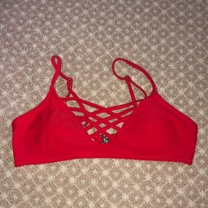 Red Bathing Suit Top